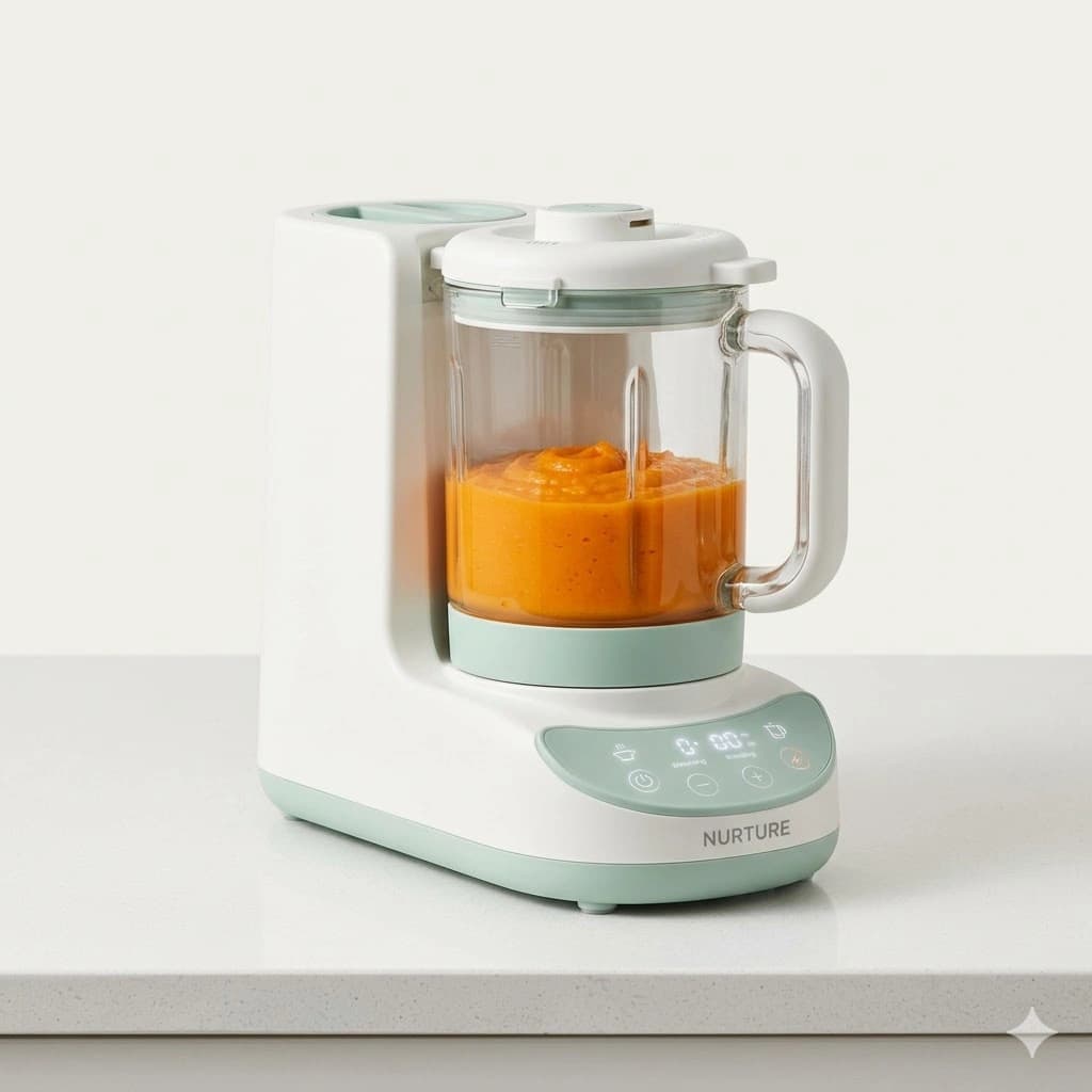 2-in-1 Smart Baby Food Processor