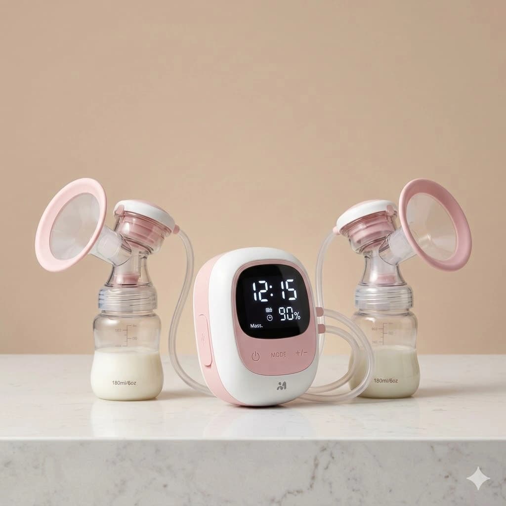 Double Wearable Electric Breast Pump
