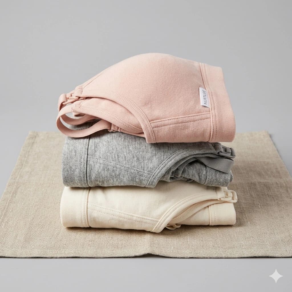 Premium Organic Cotton Nursing Bras