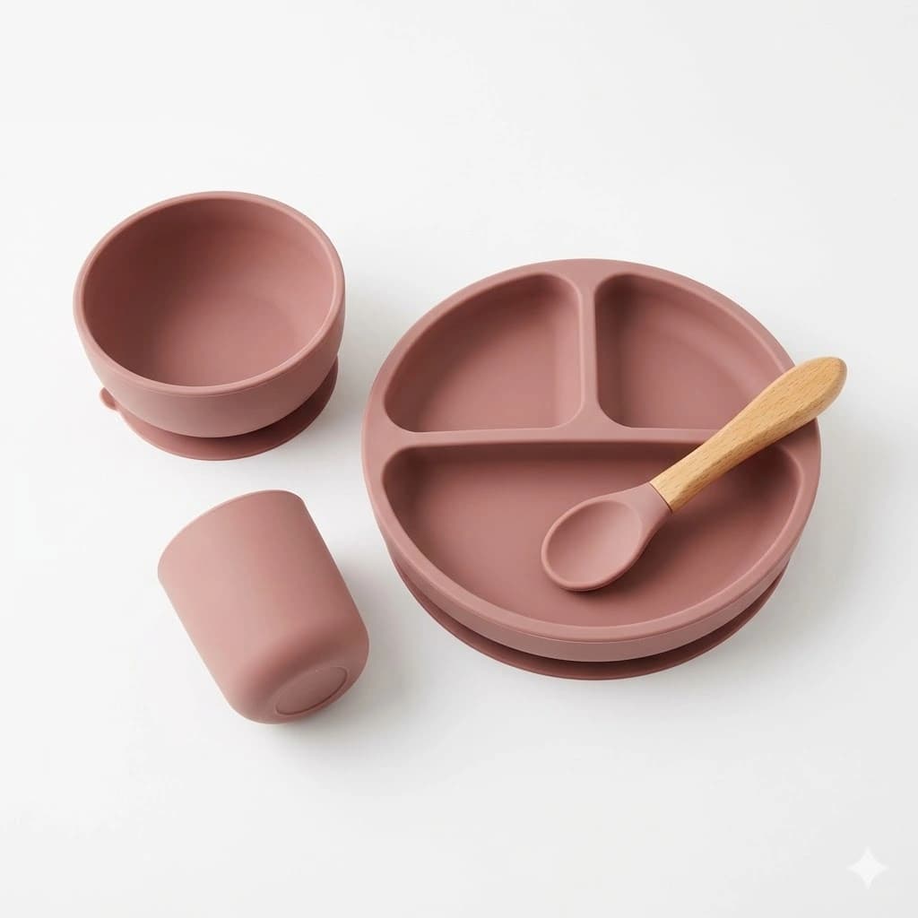 Toddler Silicone Suction Feeding Set